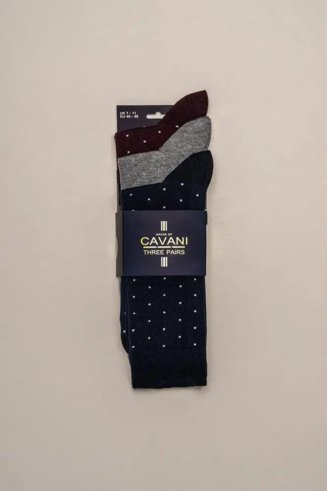 Cavani Tamon Socken 3er - Pack - gentleman set