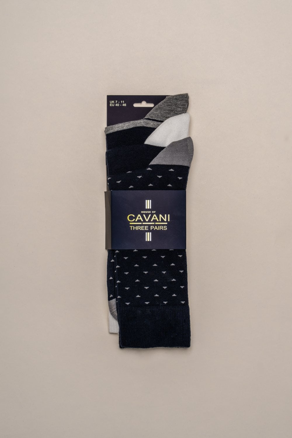 Cavani Ralph Socken 3er - Pack - gentleman set