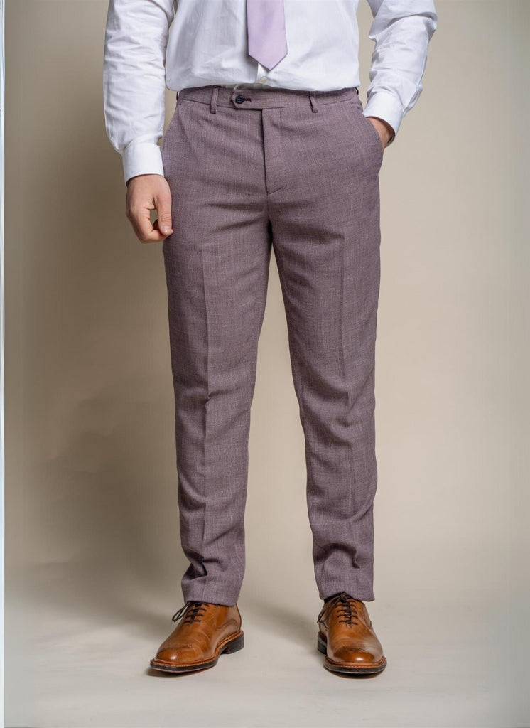 Cavani - Hose Lilac Slim Fit