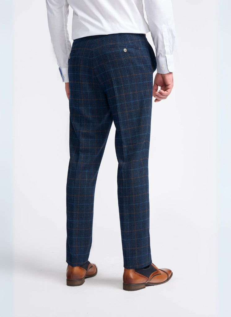 Cavani - Hose Tweed Cody Blau