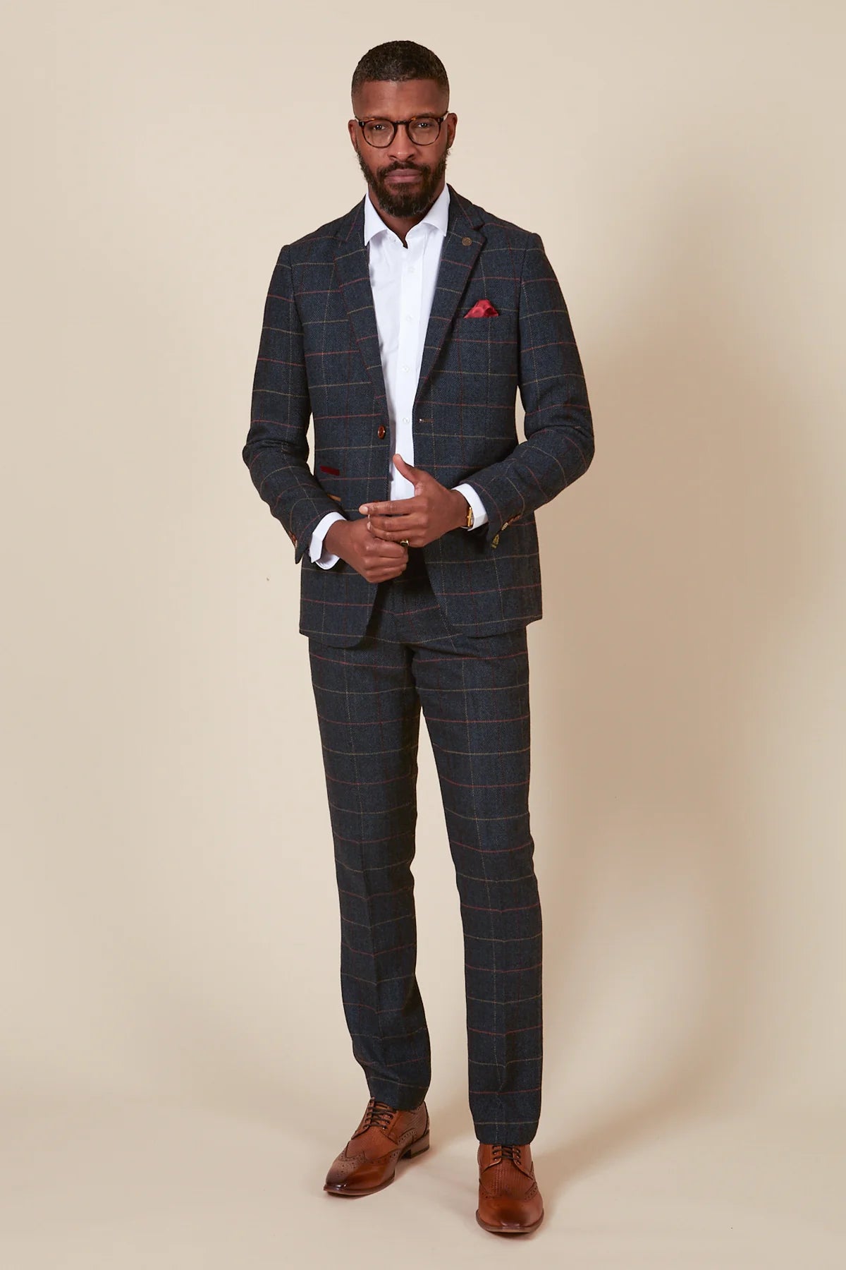2 - teiliger Anzug - Herrenanzug - Tweed Eton 2pc