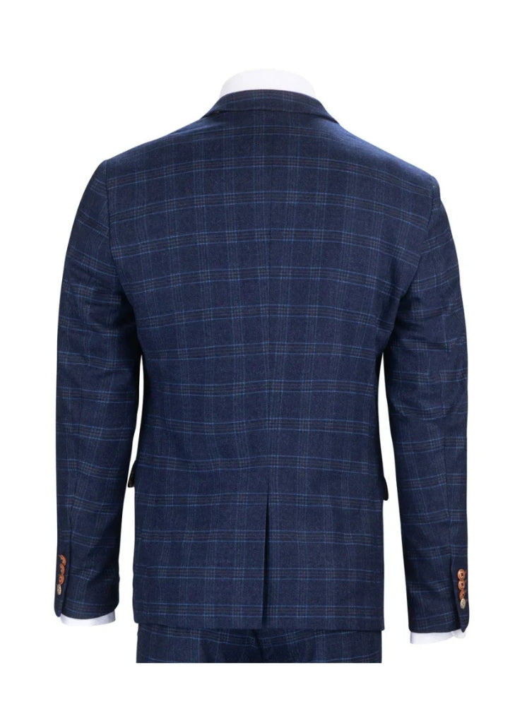 Marc Darcy - Sakko Blau Chigwell Tweed