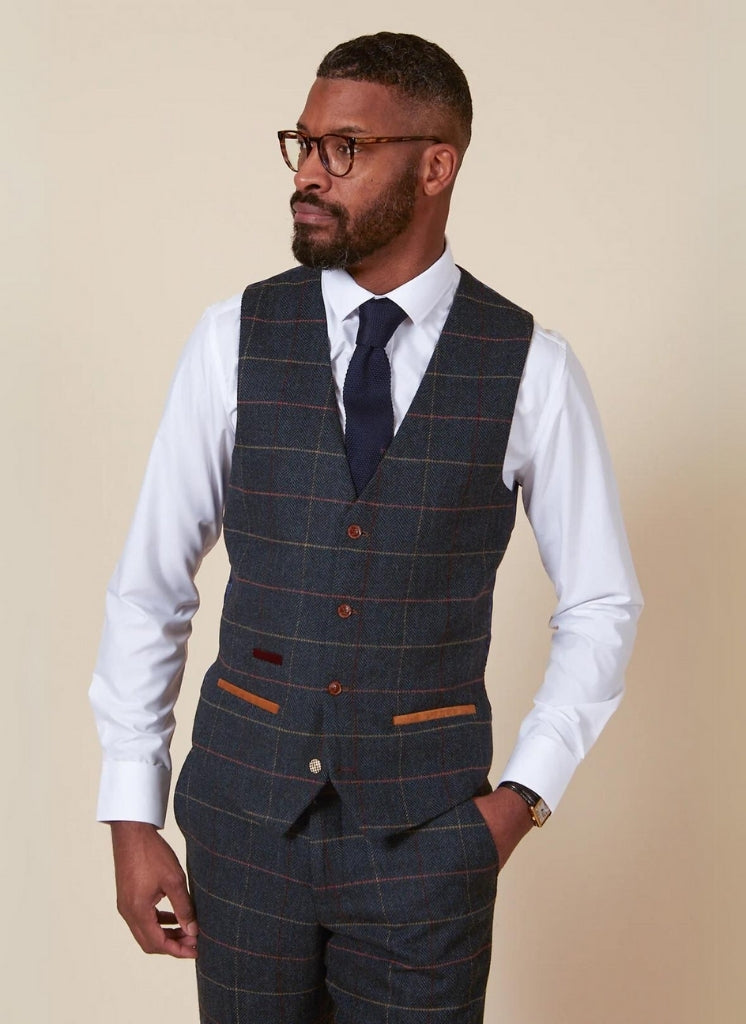 Marc Darcy - Weste Eton Tweed