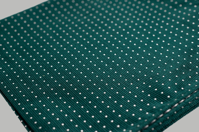 Krawatten-Set Olive Green Dots - Cavani