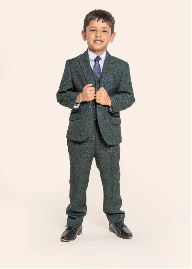 Dreiteiliger Anzug für Kinder - Olivgrün - kinder pak