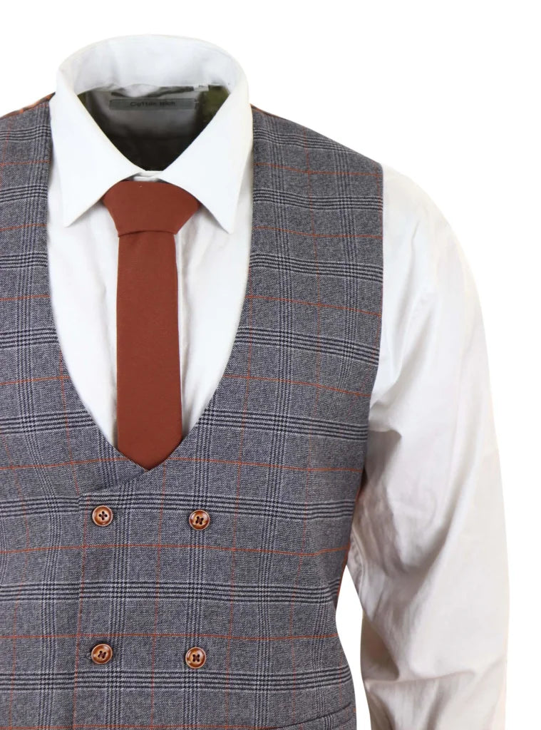 Dreiteiliger Anzug Jenson grau - driedelig pak