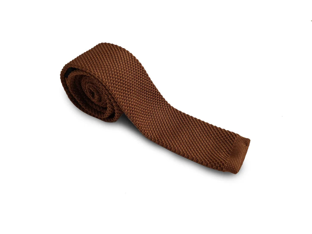 Gestrickte Krawatte Garrison Limited Rusty - stropdas