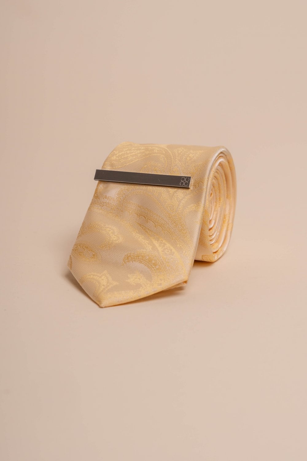 Cavani - Gold Paisley Krawattenset - stropdas