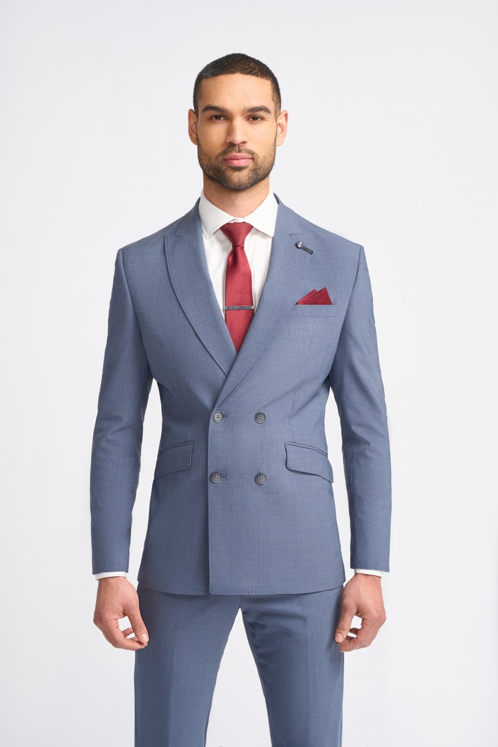 2-teiliger Anzug - Doppelreihig - Cavani Victorious Dove Suit 2-teilig