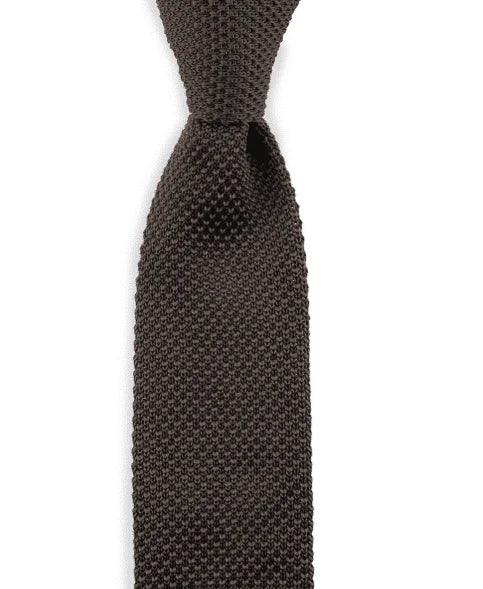 Krawatte Braun Strick - Sir Redman - stropdas